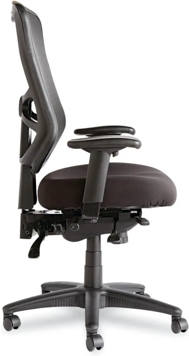 Alt view image 6 of 7 - Alera Elusion Series Mesh High-Back Multifunction Chair, Black