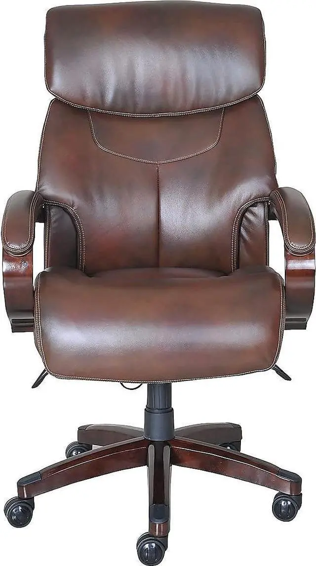 Alt view image 2 of 6 - La-Z-Boy 1104593 Bradley Bonded Leather Executive Chair