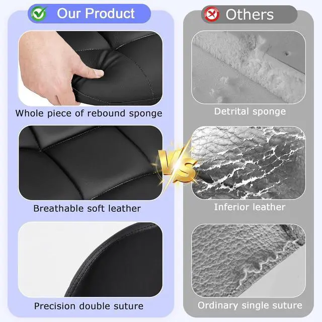 Alt view image 5 of 7 - VECELO Soft Desk Chair, Stylish Casual Vanity Seat, Armless with Comfy Lumbar Support, PU Leather Hight Adjustable, 360° Rolling Swivel for Study, Work, Makeup, Weight up to 330 Lbs, Black