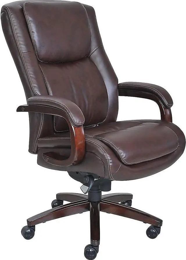 Main image of La-Z-Boy Big & Tall Winston Bonded Leather Executive Chair Brown (44763)