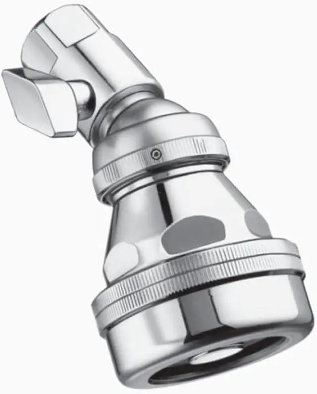 Alt view image 5 of 6 - Sloan AC-11 Act-O-Matic Volume Control Showerhead, 2.5 GPM Flow Rate - Standard with Thumb Screw, Fingertip Control, Self-Cleaning Spray Disc, Polished Chrome Finish, 4020100