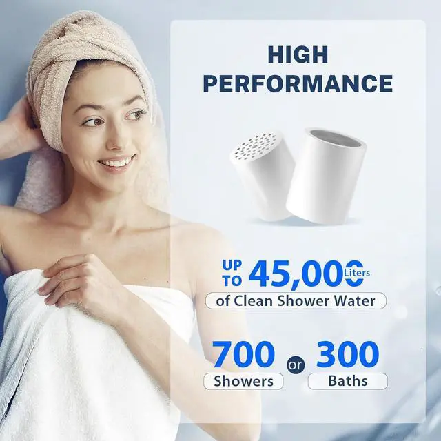 Alt view image 7 of 7 - iSpring SF2S 15-Stage High Output Universal Shower Filter with Replaceable Cartridge, Better Skin, Softer Hair, and Stronger Nails, Chrome