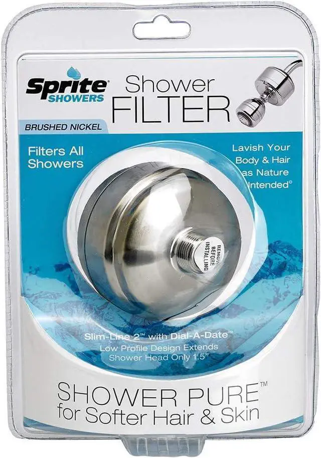 Alt view image 3 of 5 - Sprite Industries Universal Shower Filter in Brushed Nickel