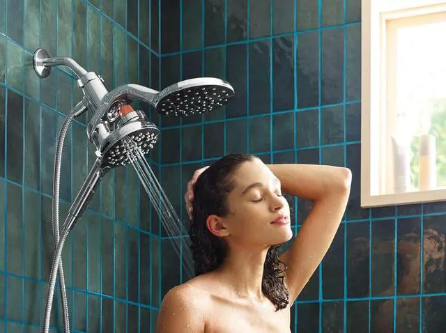 Alt view image 3 of 7 - Moen IN208C2 Aromatherapy Combination Handshower and Rainshower with INLY Shower Capsules, Chrome
