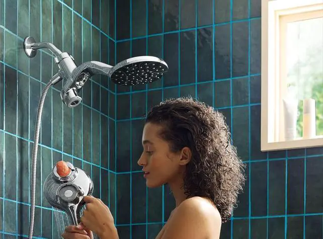 Alt view image 4 of 7 - Moen IN208C2 Aromatherapy Combination Handshower and Rainshower with INLY Shower Capsules, Chrome