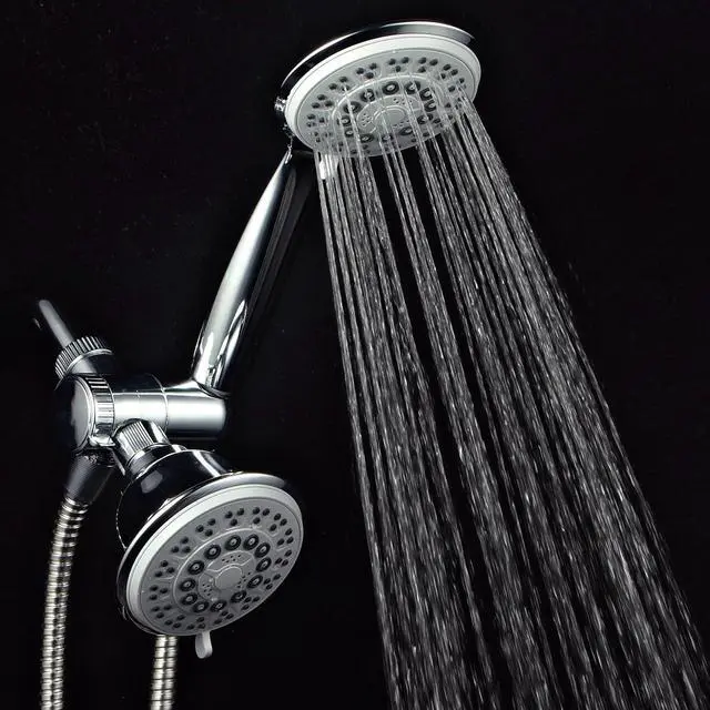 Alt view image 2 of 7 - PowerSpa 30-setting 3 Way Luxury G-Style Gray-Face Shower-Head Combo
