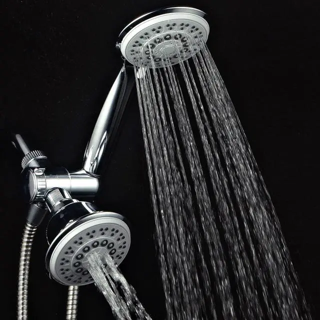 Alt view image 3 of 7 - PowerSpa 30-setting 3 Way Luxury G-Style Gray-Face Shower-Head Combo