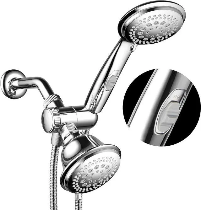 Main image of HotelSpa Ultra Luxury 42 Setting Shower Head/Handheld Shower Combo with Patented ON/OFF Pause Switch and 5-7 Foot Stretchable Stainless Steel Hose/Premium Chrome