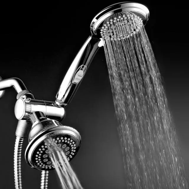 Alt view image 3 of 7 - HotelSpa Ultra Luxury 42 Setting Shower Head/Handheld Shower Combo with Patented ON/OFF Pause Switch and 5-7 Foot Stretchable Stainless Steel Hose/Premium Chrome