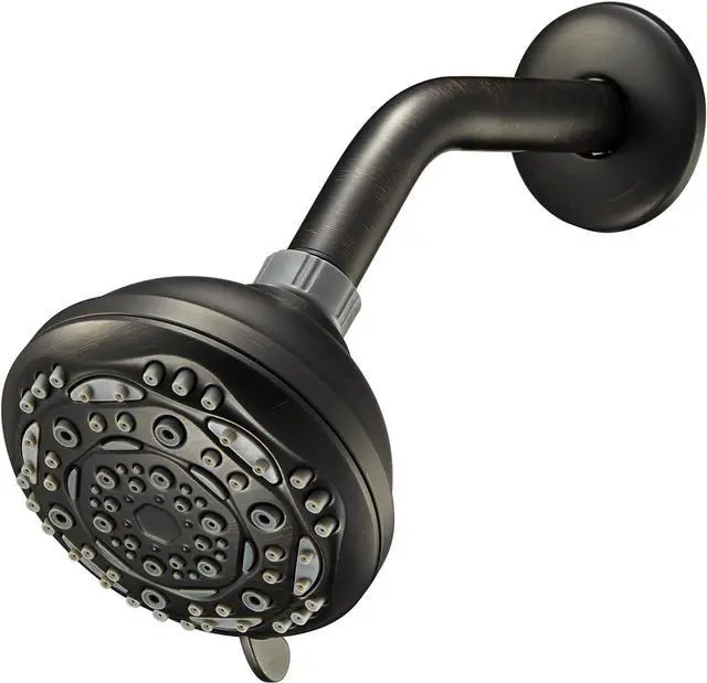 Alt view image 3 of 7 - 7-Function Luxury Shower Head, High Pressure Adjustable Shower Head with Massage Mist and Water Saving Mode for Low Flow Showers- Oil-Rubbed Bronze