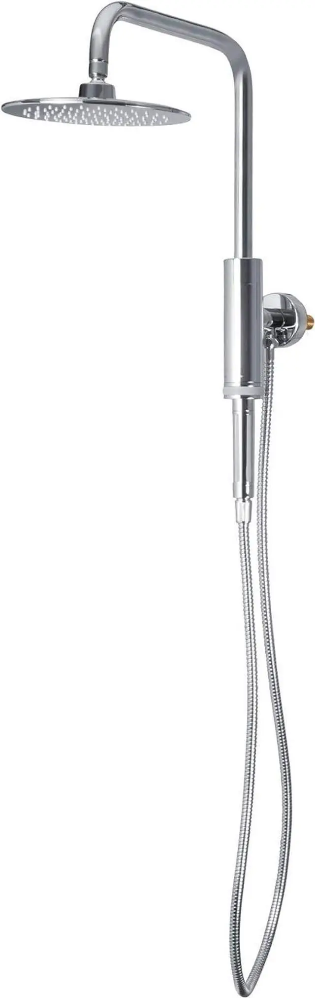 Main image of PULSE ShowerSpas 1052-CH-1.8GPM Aquarius Shower System with 8" Rain Showerhead and Magnetic Attached Hand Shower with On/Off, Polished Chrome, 1.8 GPM