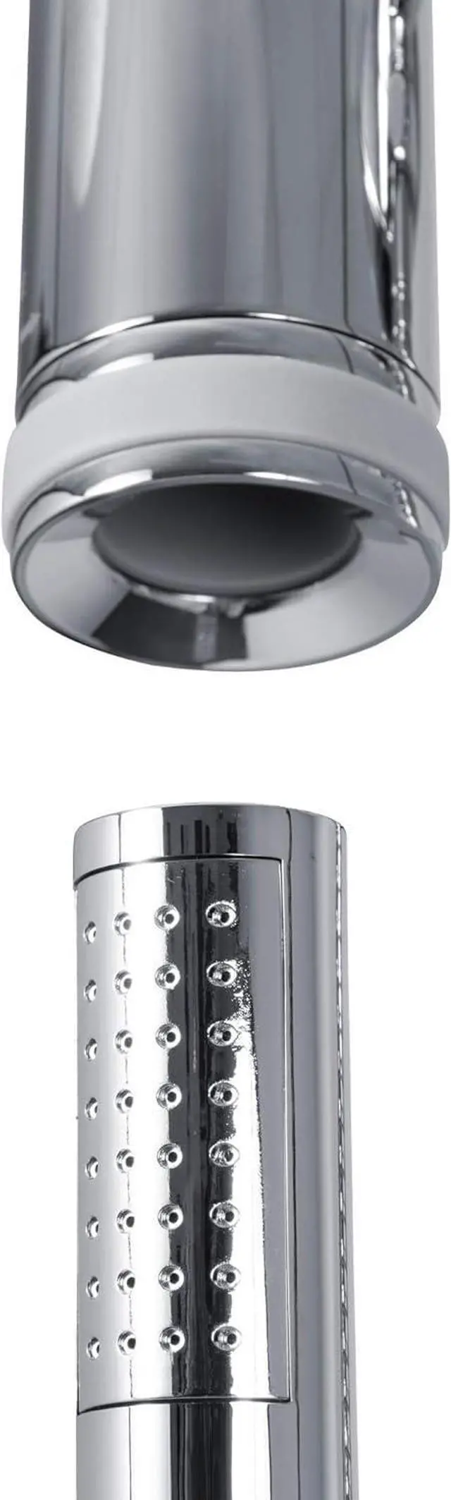 Alt view image 5 of 6 - PULSE ShowerSpas 1052-CH-1.8GPM Aquarius Shower System with 8" Rain Showerhead and Magnetic Attached Hand Shower with On/Off, Polished Chrome, 1.8 GPM