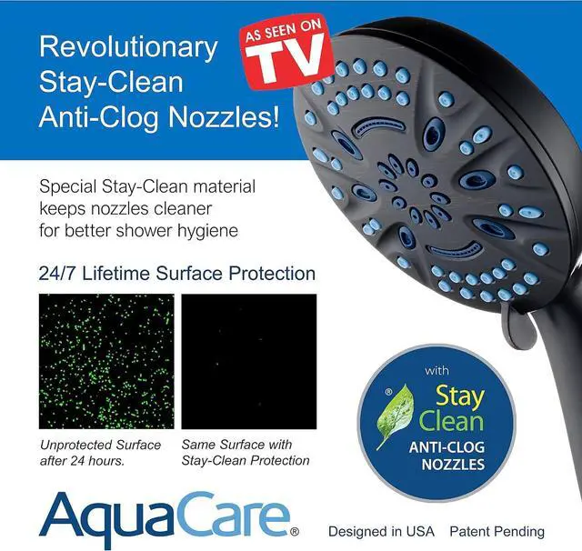 Alt view image 5 of 7 - Magneton High-Pressure 8-mode Handheld Shower Head with Magnetic Guidance Docking System - 2 Magnetic Brackets, 5 inch Face, Hygienic Jets, 6 ft. Stainless Steel Hose/ORB Finish