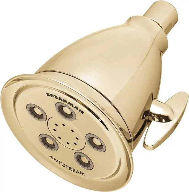 Main image of Speakman, Polished Brass S-2005-HB-PB Hotel Anystream High Pressure 2.5 GPM Adjustable Shower Head