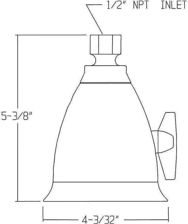 Alt view image 2 of 4 - Speakman, Polished Brass S-2005-HB-PB Hotel Anystream High Pressure 2.5 GPM Adjustable Shower Head