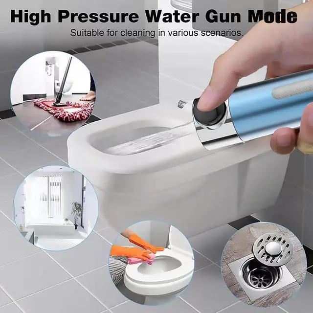 Alt view image 5 of 7 - Shower Head with Handheld,Filtered Shower Heads High Pressure, High Flow Even with Low Water Pressure-Hand Held Showerhead Set, Filtered Showerhead with 59Replacement Hose/Bracket/Cotton Filters