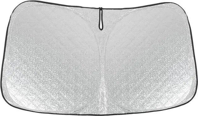 Alt view image 7 of 7 - D-Lumina CRV Windshield Sun Shade - Compatible with Honda CR-V (LX, EX, EX-L, EX-L Navi, Touring) 2023 2024 2025 - Upgraded 3 Layers 240T Material, Foldable Front Window Sun Shield Protector