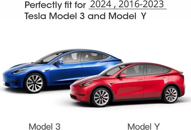 Alt view image 6 of 6 - Windshield Sunshade 2016-2024 Upgraded for Tesla Model 3 Model Y Front Car Window Sun Shade Cover, AUTOATOZ Foldable Sun Visor Protector Blocking UV Rays Heat, Panda Eyes Design for Tesla Accessories