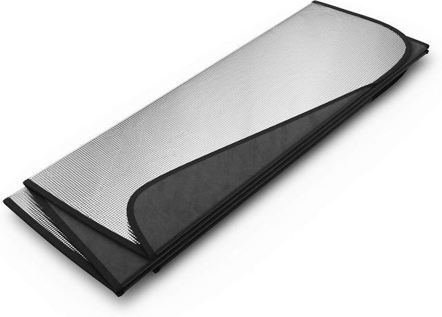 Alt view image 3 of 6 - Autotech Park Foldable Sunshade Compatible with 2016-2025 Tesla Model X, Custom-fit Windshield Sun Shade