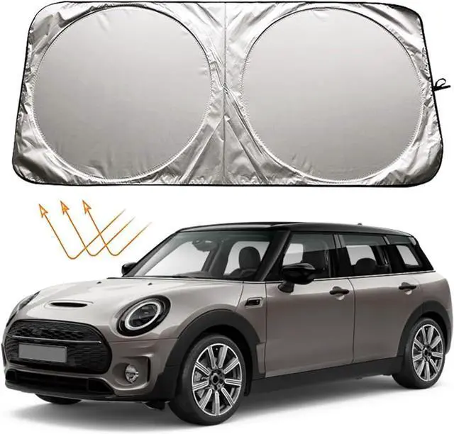 Main image of XHRING Car Windshield Sun Shade Sunshade for Mini Cooper Cooper S Clubman Countryman Paceman Roadster Coupe JCW R56 R60 R57 R53 F56 F60 F57 Accessories Car Front Window Sun Shield 2002-2024 2025