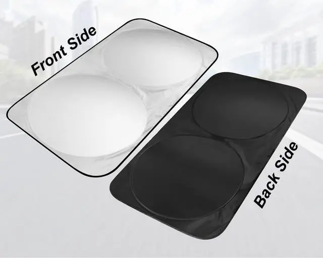 Alt view image 7 of 7 - XHRING Car Windshield Sun Shade Sunshade for Mini Cooper Cooper S Clubman Countryman Paceman Roadster Coupe JCW R56 R60 R57 R53 F56 F60 F57 Accessories Car Front Window Sun Shield 2002-2024 2025