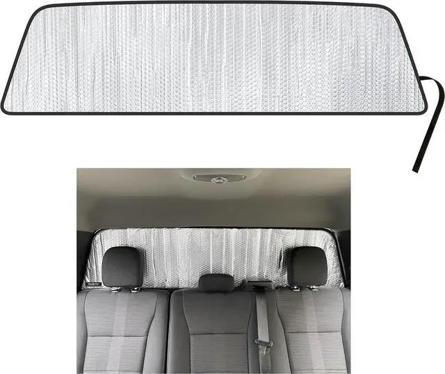 Main image of Rear Tailgate Window Sunshade Custom Fit for 2015 2016 2017 2018 2019 2020 2021 2022 2023 2024 2025 Ford F-150 F-250 F-350, UV Sun Protection Accessories - Made in USA (NOT for Sliding Window)