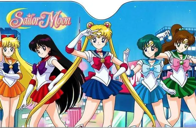 Alt view image 2 of 7 - Sailor Moon Car Sunshade Windshield Featuring All of The Sailor Scouts, 28 X 58 Inches