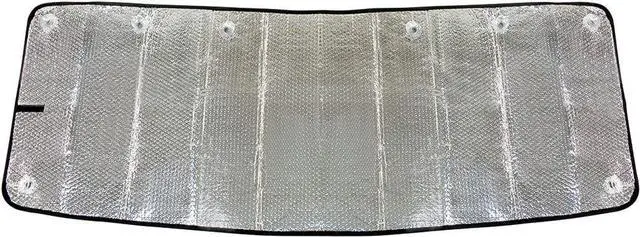 Main image of United Pacific 98994 Sun Shade Windshield Visor for Peterbilt 567/379/359 Various Years, Accordion Style, Sun Protection for Semi-Trucks - ONE Visor