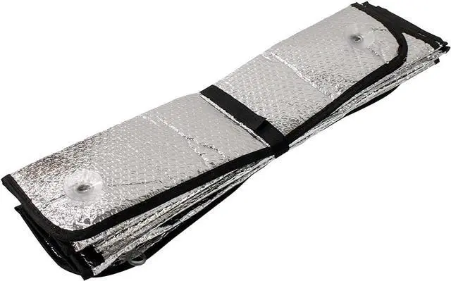Alt view image 2 of 5 - United Pacific 98994 Sun Shade Windshield Visor for Peterbilt 567/379/359 Various Years, Accordion Style, Sun Protection for Semi-Trucks - ONE Visor