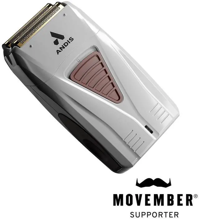 Alt view image 2 of 7 - Andis TS-1 17235 Pro Foil Lithium Titanium Foil Shaver, Cord/Cordless, Smooth Shaving Cordless Shaver with Charger, Gray
