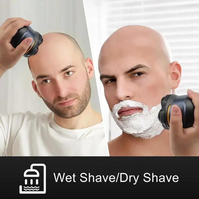 Alt view image 5 of 6 - Magnetic 6 Blades Head Shaver Replacement Heads for Many 6D Magnetic Electric Razor,Newly Designed Magnetic 6D Blade Head Compatible with Head Shavers for Bald Men,2 Pack Travel Size.