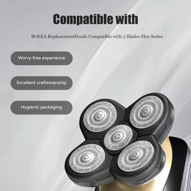 Alt view image 2 of 6 - 3 Pack Blades Refills Compatible with Freebird Shaver