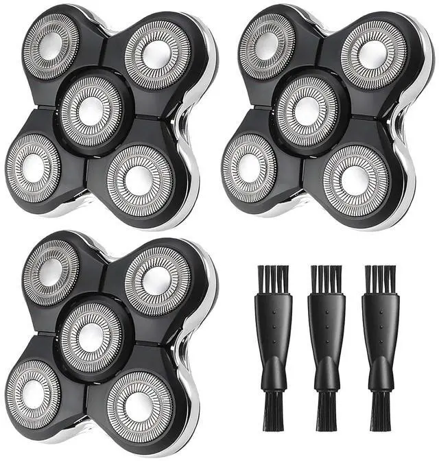 Main image of XR7000A Replacement Blades, Balder Pro Replacement Head Compatible with Remington Shaver Replacement Heads 3PCS Remington Balder Pro Head Shaver Replacement Head, 3 Cleaning Brush