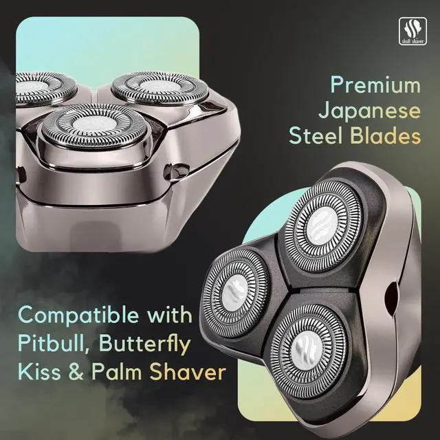 Alt view image 6 of 7 - Skull Shaver Carver PRO 3 Head Replacement Blade | Electric Shaver Replacement Heads