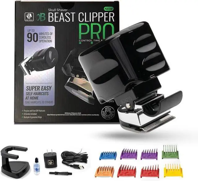 Main image of Skull Shaver Beast Clipper Pro: Ultimate Home Haircut & Grooming Kit for Men/Women - DIY Haircut,Hair Clippers, Self Haircut Tool.