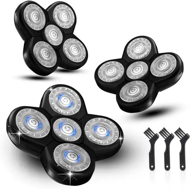 Main image of 3 Pack Freedom Shaver Heads Compatible with Freedom Grooming Replacement Blades for Bald Men Head Shaver Kit, Refills Waterproof Razor Kits Fit for Electric Razor Shaver Replacement Blades