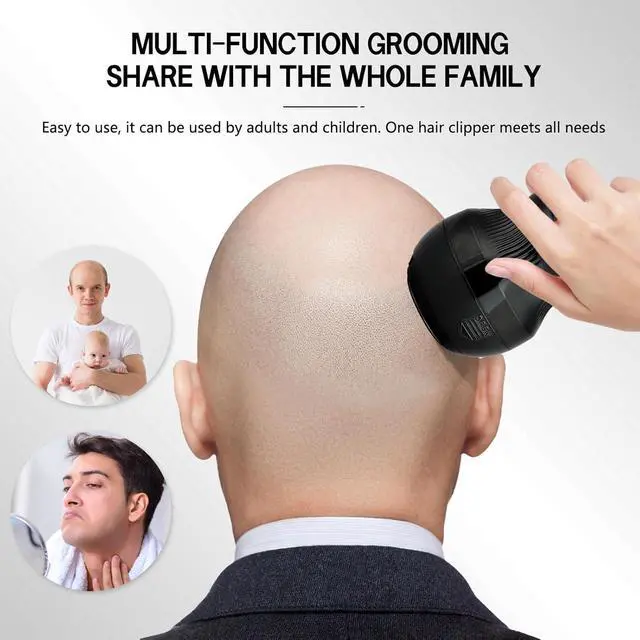 Alt view image 5 of 7 - Head Shavers for Bald Men, Mini Electric Razor for Bald Men, Travel Shaver Portable, Type-C Charging, Waterproof Pocket Size Electric Shaver, LED Display, Suitable for Travel, Home and Gift Giving