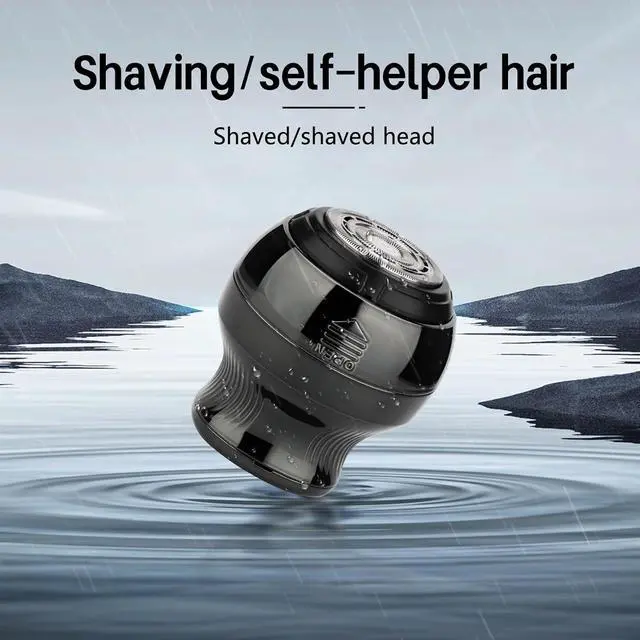Alt view image 7 of 7 - Head Shavers for Bald Men, Mini Electric Razor for Bald Men, Travel Shaver Portable, Type-C Charging, Waterproof Pocket Size Electric Shaver, LED Display, Suitable for Travel, Home and Gift Giving