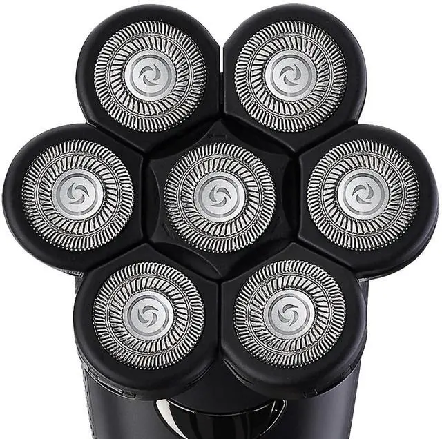 Alt view image 7 of 7 - Bald Head Shaver Replacement Blades for Head Shaver, Premium 7 Blades Shaver Replacement Heads for Universal Head Shavers and Freedom Bald Men Grooming, 3 Cleaning Brush, 3 Pack