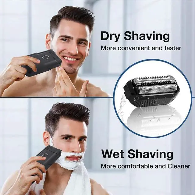Alt view image 5 of 6 - Replacement Foil Blade Compatible with MANSCAPED The HandymanFoil Blades for Portable Mens Travel Facial Hair Groomer(2Pack