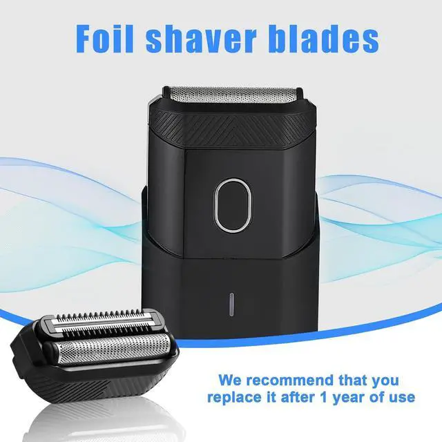 Alt view image 6 of 6 - Replacement Foil Blade Compatible with MANSCAPED The HandymanFoil Blades for Portable Mens Travel Facial Hair Groomer(2Pack