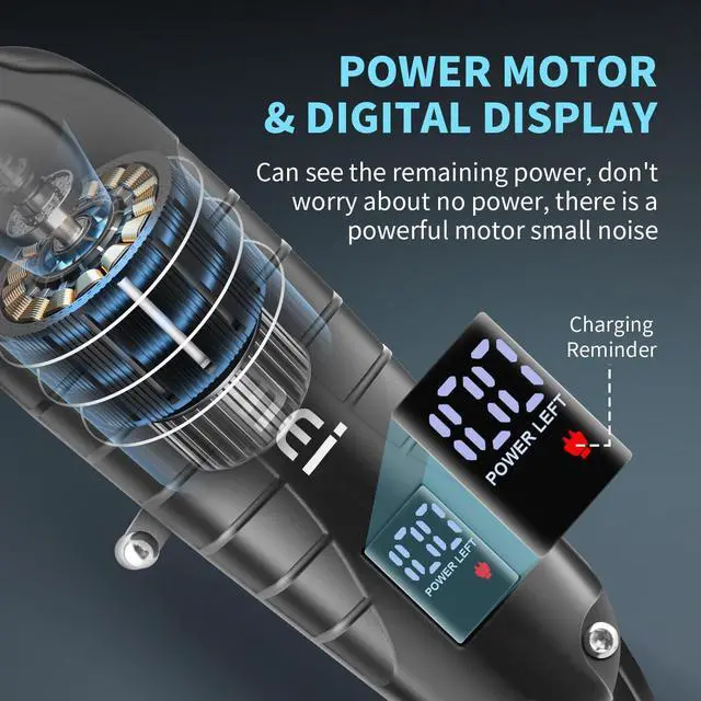 Alt view image 4 of 6 - KEMEI Professional Electric Foil Shaver for Men, Beard Trimmer & Men's Grooming Set, Foil Shaving Kit and Bald Head Precision Trimmer, Cordless and Rechargeable with USB, Gifts for Men