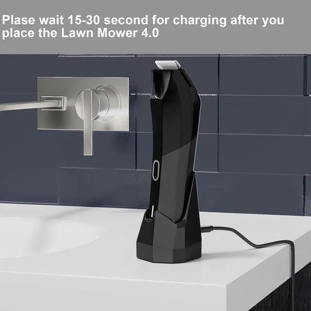 Alt view image 2 of 6 - for Manscaped 4.0 Charger Dock, Charging Dock Replacement for Manscaped The Lawn Mower 4.0 Electric Groin Hair Trimmer Only