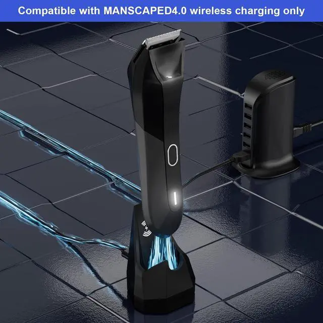 Alt view image 6 of 6 - for Manscaped 4.0 Charger Dock, Charging Dock Replacement for Manscaped The Lawn Mower 4.0 Electric Groin Hair Trimmer Only