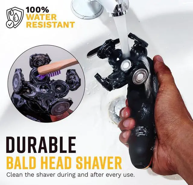 Alt view image 2 of 7 - Deluxe Replacement Rotary Shaver Head, Universal Fit for Most Rotary Shavers, Designed for Textured Hair, Easy to Clean, The Cut Buddy