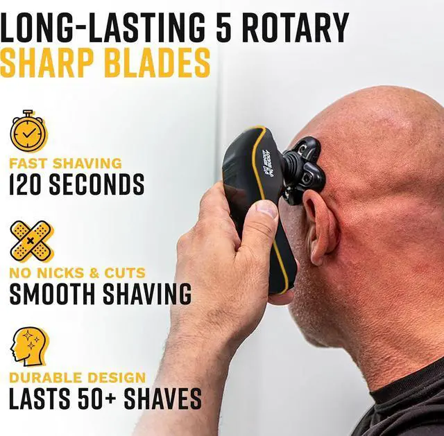 Alt view image 4 of 7 - Deluxe Replacement Rotary Shaver Head, Universal Fit for Most Rotary Shavers, Designed for Textured Hair, Easy to Clean, The Cut Buddy