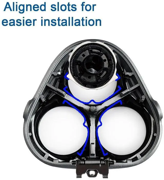 Alt view image 6 of 6 - HQ8 Replacement Heads for Aquatec Shavers,7310xl hq8 replacement blades, New Upgraded