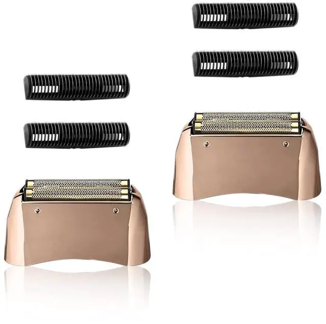 Main image of Shaver Replacement Golden Foil and Cutters Compatible with Andis 17155 Pro Lithium Titanium foil Shaver Replacement Heads(Rose Gold)