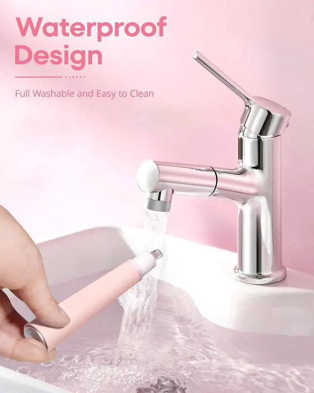 Alt view image 5 of 7 - Nose Hair Trimmer for Women, Portable, Waterproof, Rechargeable, 2-in-1 Trimmer, Easy to Clean, Suitable for Sensitive Skin