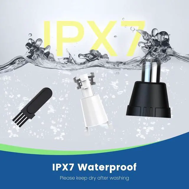 Alt view image 6 of 7 - Ear and Nose Hair Trimmer for Men, 2025 Professional Painless USB Rechargeable Eyebrow & Facial Hair Trimmer, 13,000 RPM Precision Tool with Powerful Motor and Dual-Edge Blades, IPX7 Waterproof